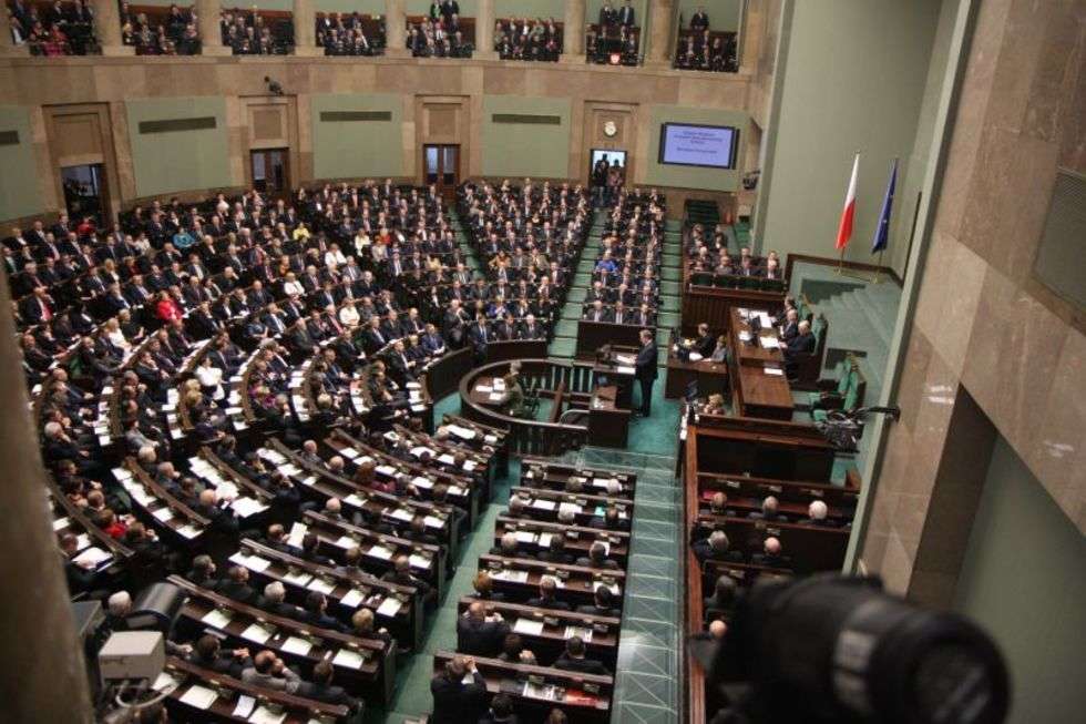  Pierwsze posiedzenie Sejmu VII kadencji