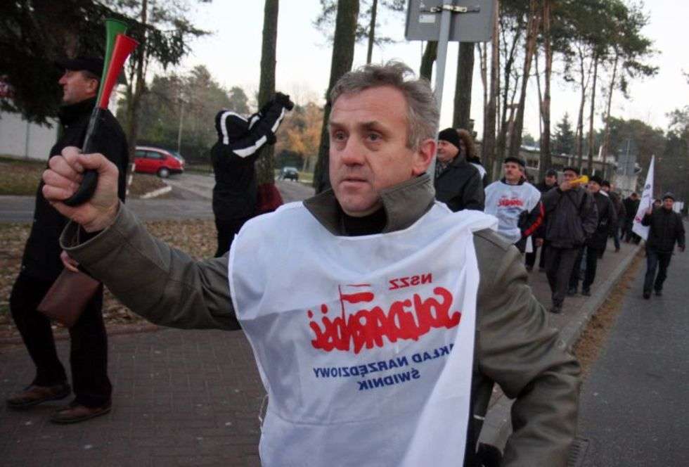  Protest Zakładu Narzędziowego w Świdniku  (zdjęcie 3) - Autor: Jacek Świerczyński