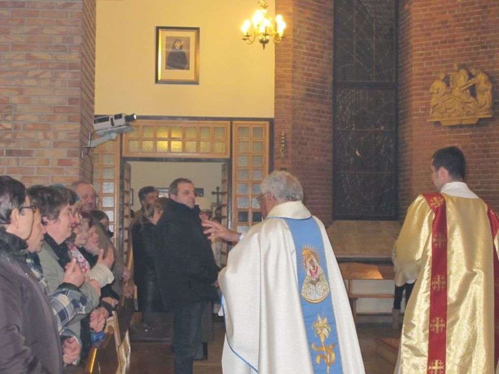 Biskup Macram Grassis z Sudanu koncelebrowal msze św. w bialskim Sanktuarium Milosierdzia Bozego. 