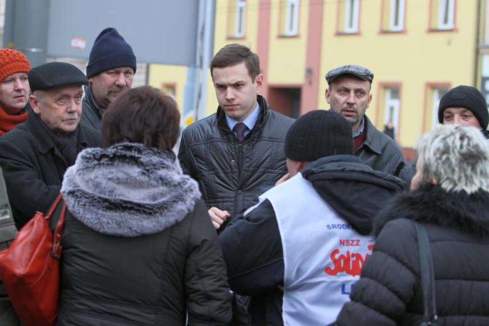  Drugi dzień strajku przed Protektorem w Lublinie (zdjęcie 12) - Autor: Maciej Kaczanowski