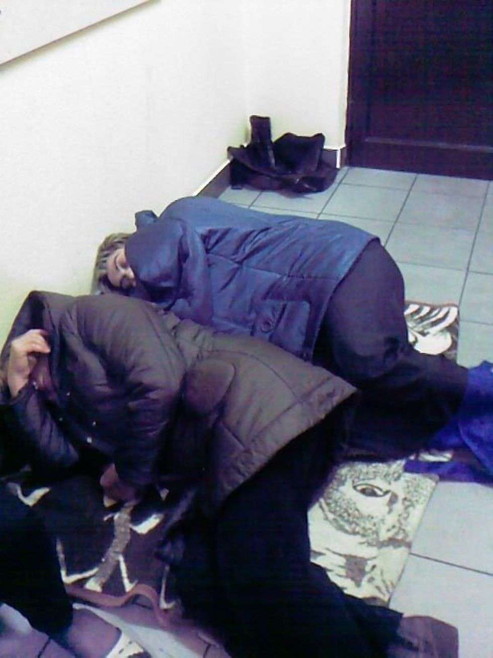  Protektor: Protestujący spędzili noc w zakładzie (zdjęcie 3) - Autor: Uczestnik protestu