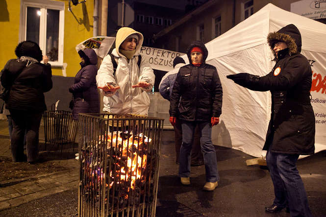 Protest w Protektorze: Noc z 5 na 6 stycznia - Autor: Jacek Szydłowski