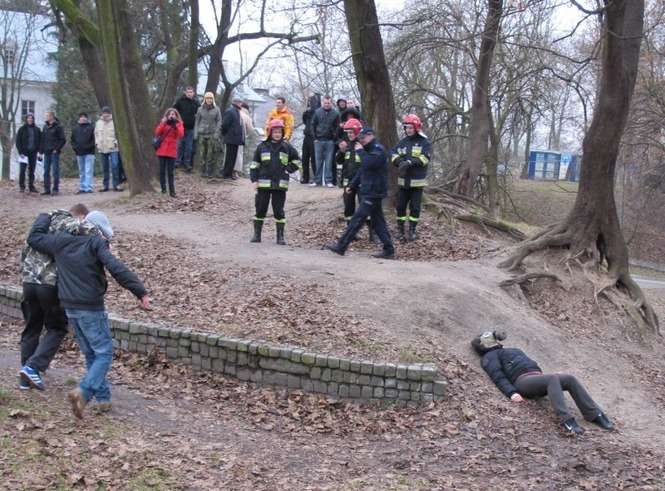 Studenci ćwiczyli w Parku Radziwiłłowskim w Białej Podlaskiej