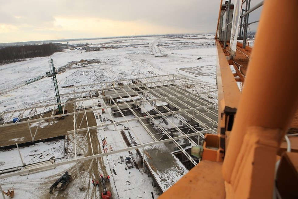  Zima na lotnisku w budowie (zdjęcie 10) - Autor: Port Lotniczy Lublin/Mikołaj Majda