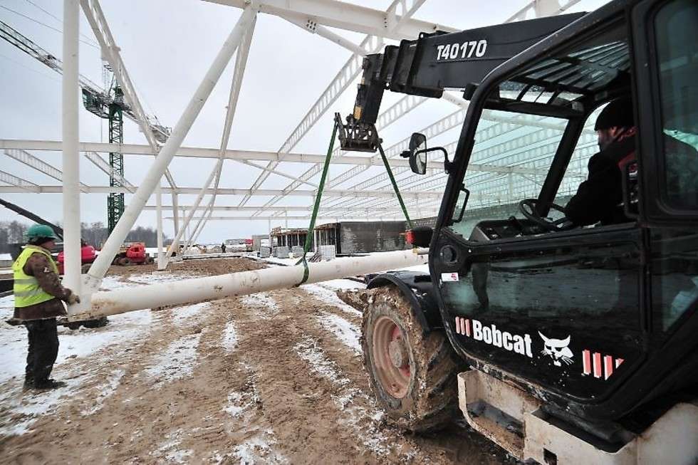  Zima na lotnisku w budowie (zdjęcie 12) - Autor: Port Lotniczy Lublin/Mikołaj Majda