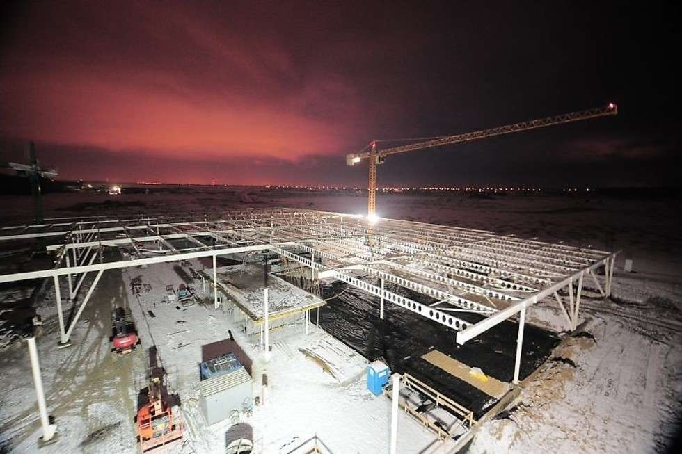  Zima na lotnisku w budowie (zdjęcie 19) - Autor: Port Lotniczy Lublin/Mikołaj Majda