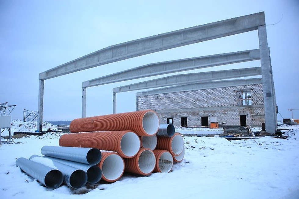  Zima na lotnisku w budowie (zdjęcie 5) - Autor: Port Lotniczy Lublin/Mikołaj Majda