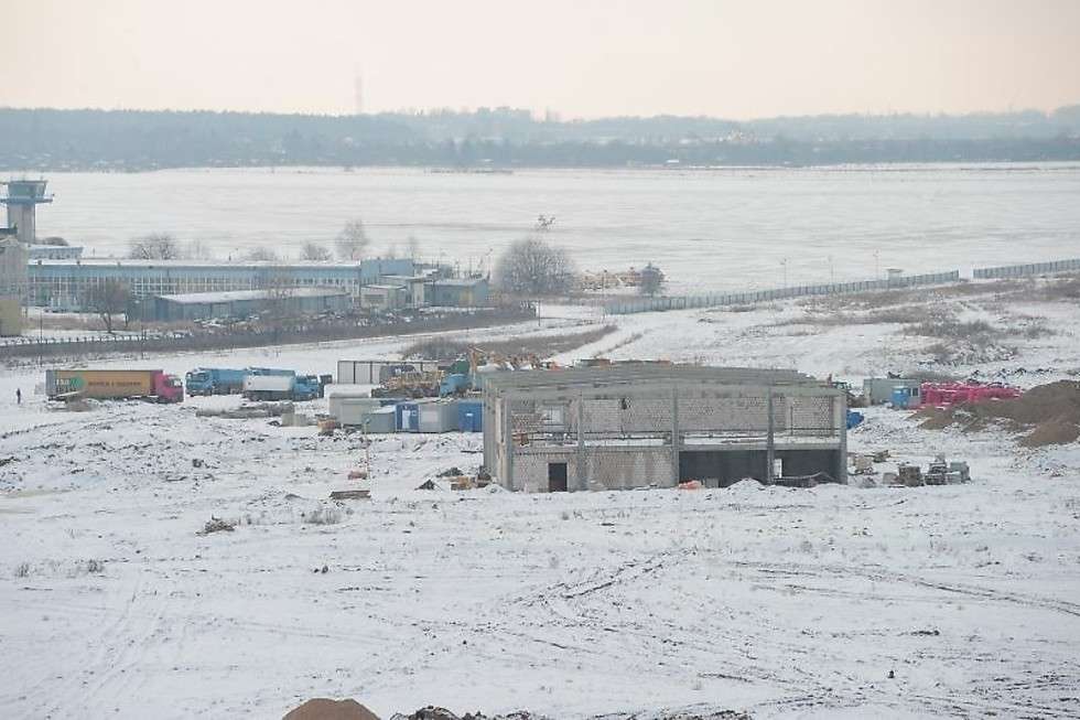  Zima na lotnisku w budowie (zdjęcie 6) - Autor: Port Lotniczy Lublin/Mikołaj Majda