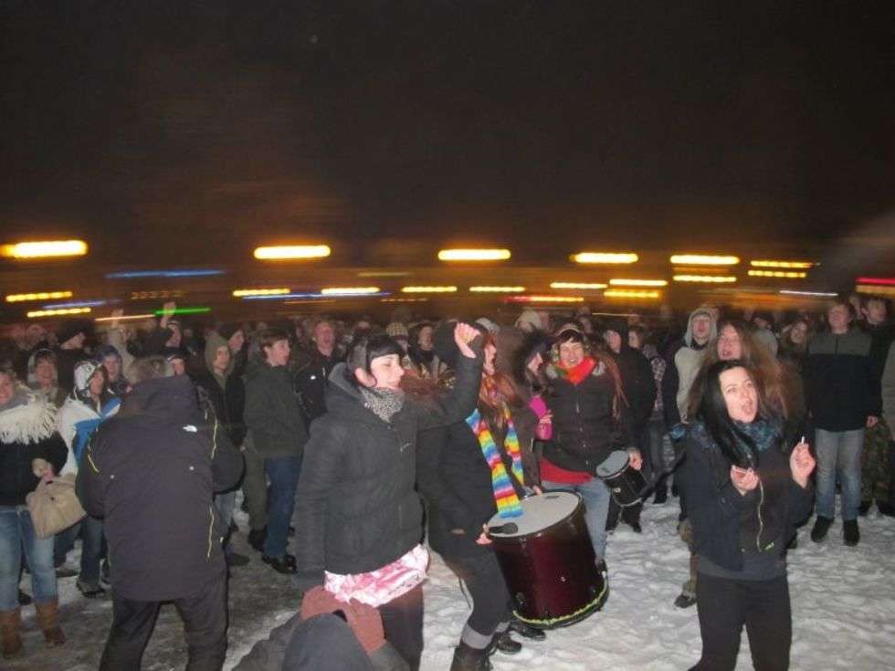  Protest przeciwko ACTA w Bialej Podlaskiej (zdjęcie 11) - Autor: Marek Pietrzela