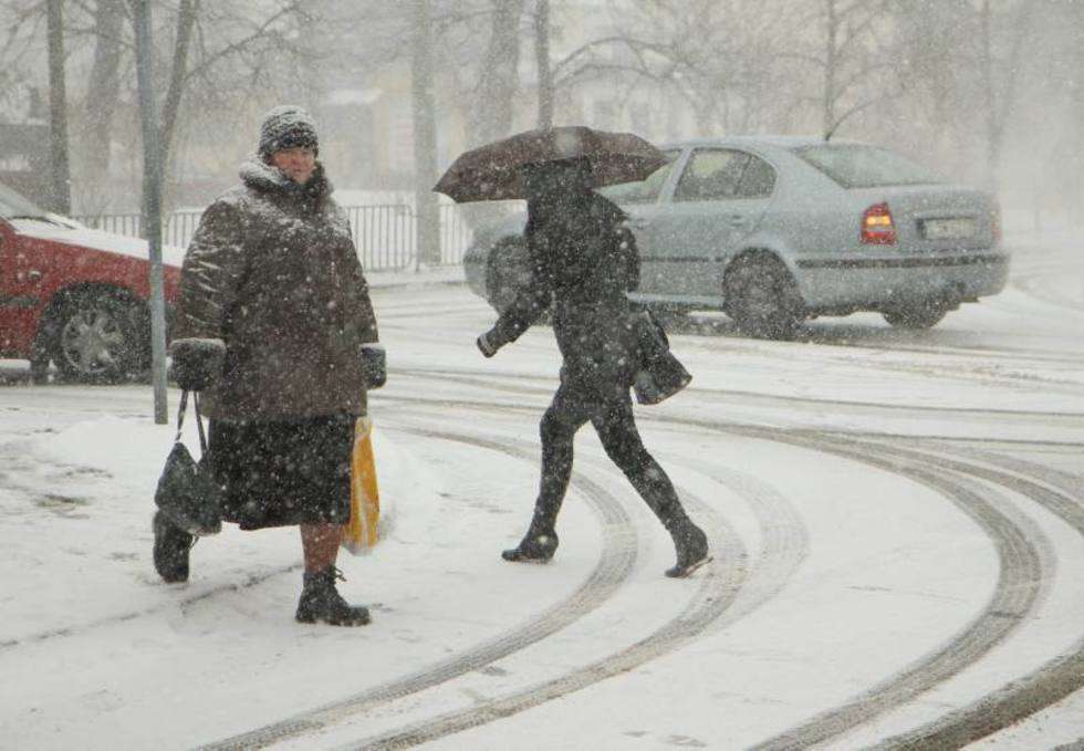  Śnieżyca nad Lublinem (zdjęcie 7) - Autor: Maciej Kaczanowski
