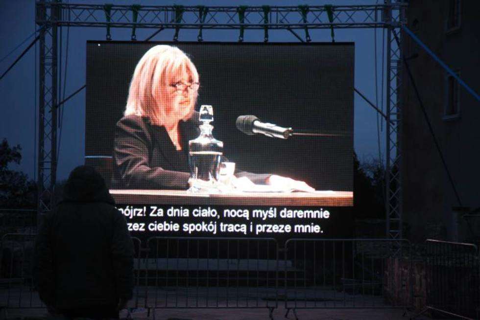  Transmisję wydarzenia można było zobaczyć na placu po Farze w Lublinie