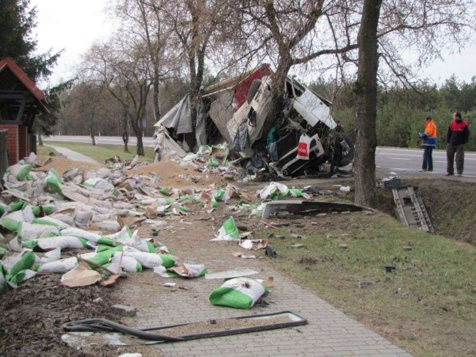  Wypadek w Firleju (zdjęcia) (zdjęcie 9) - Autor: Fotonews / MM Lublin