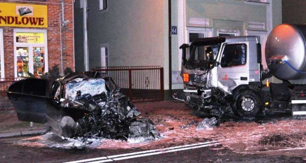  Wypadek w Tomaszowie Lubelskim (zdjęcie 2) - Autor: policja