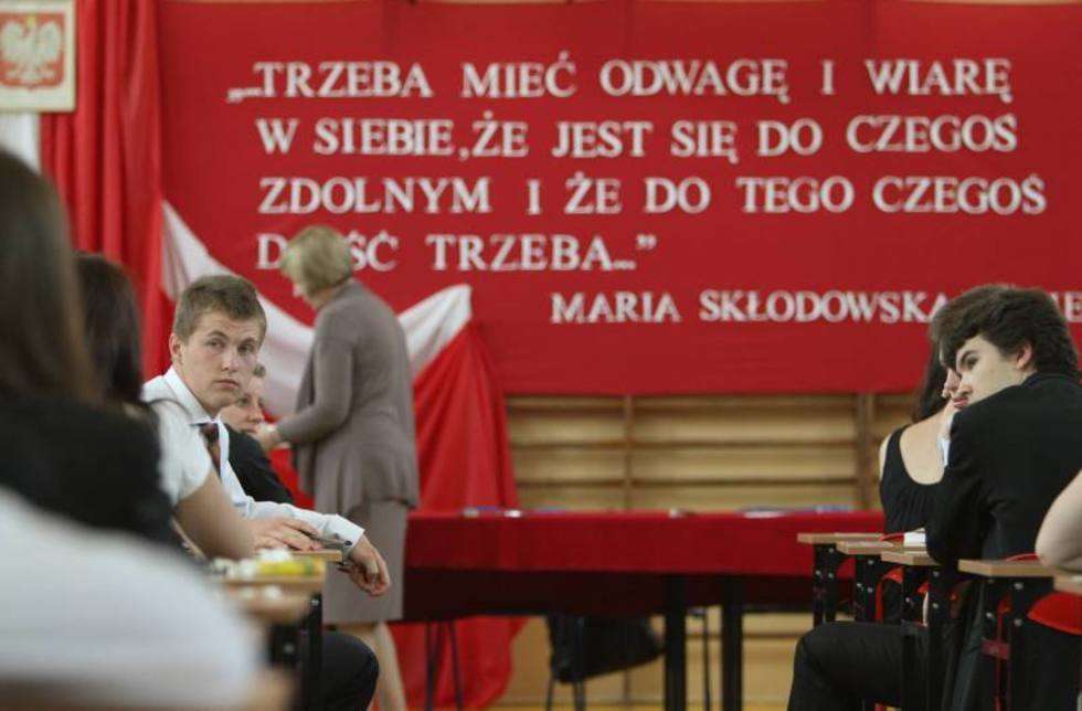  Matura 2012 język polski - V LO w Lublinie (zdjęcie 1) - Autor: Maciej Kaczanowski