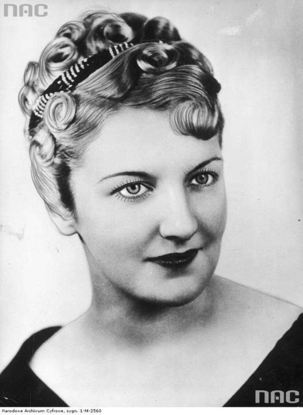  Betty Terrel, aktorka amerykańska, 1935.
