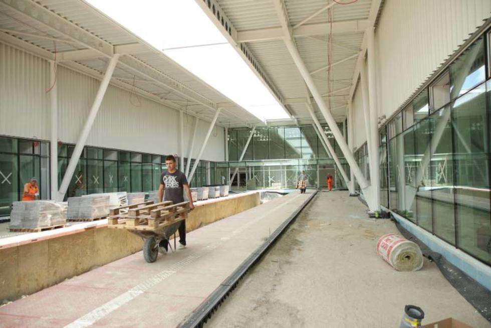  Budowa terminalu lotniska w Świdniku (zdjęcie 7) - Autor: Maciej Kaczanowski