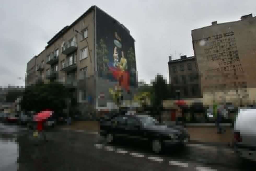  Nowy mural na ul. Jasnej (zdjęcie 2) - Autor: Wojciech Nieśpiałowski