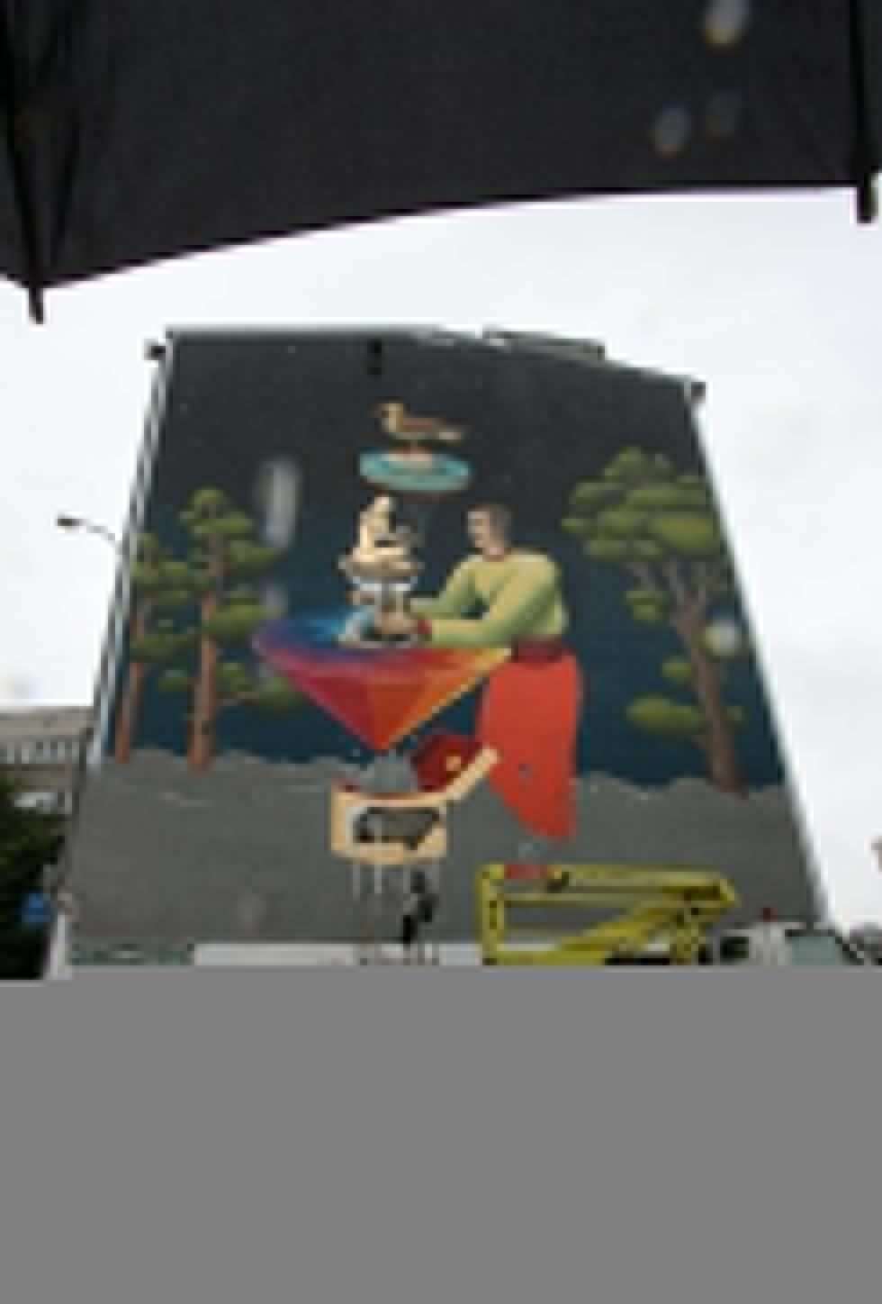  Nowy mural na ul. Jasnej (zdjęcie 9) - Autor: Wojciech Nieśpiałowski