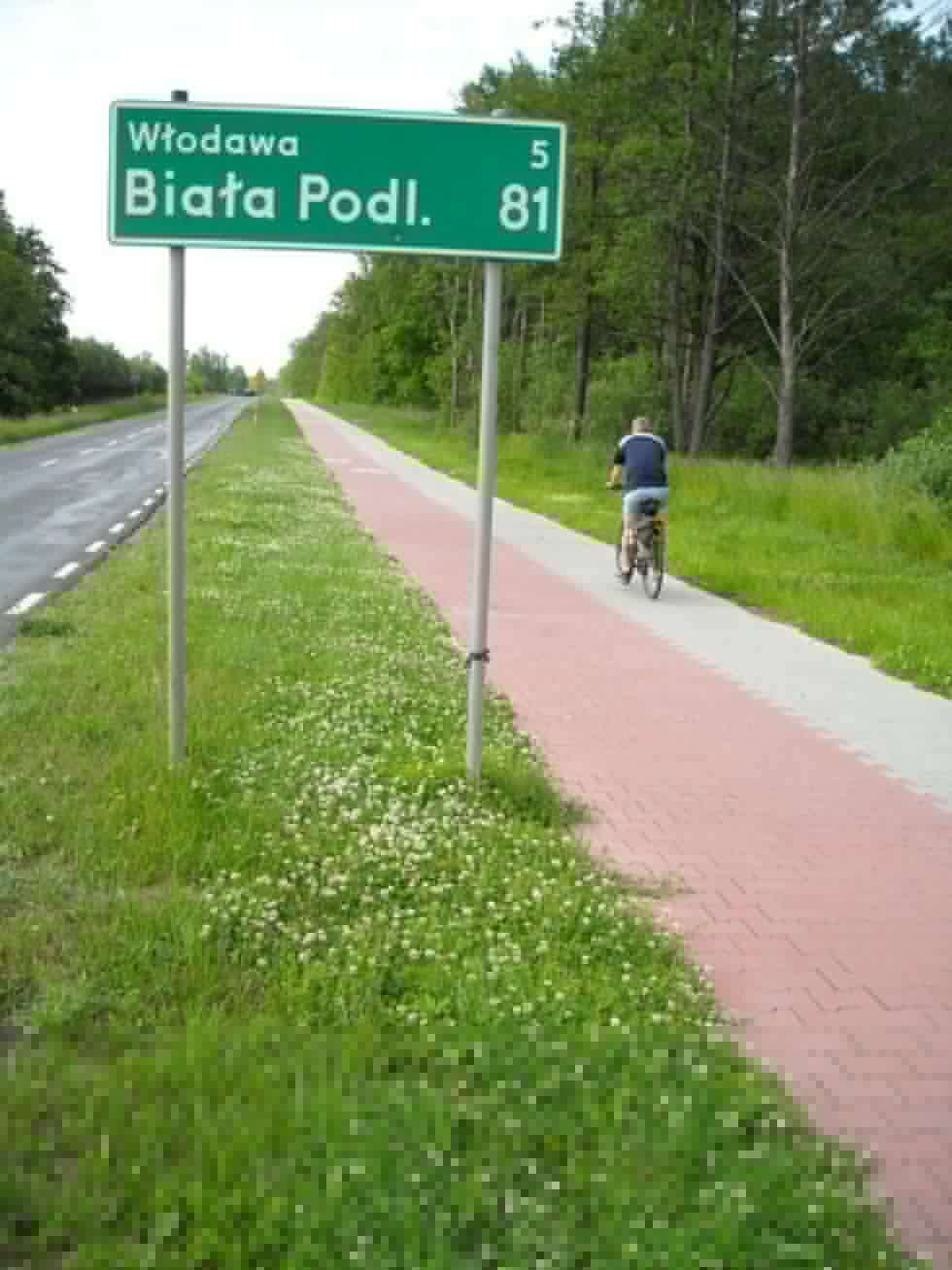  Ścieżka rowerowa z Okuninki do Włodawy, czerwiec 2012