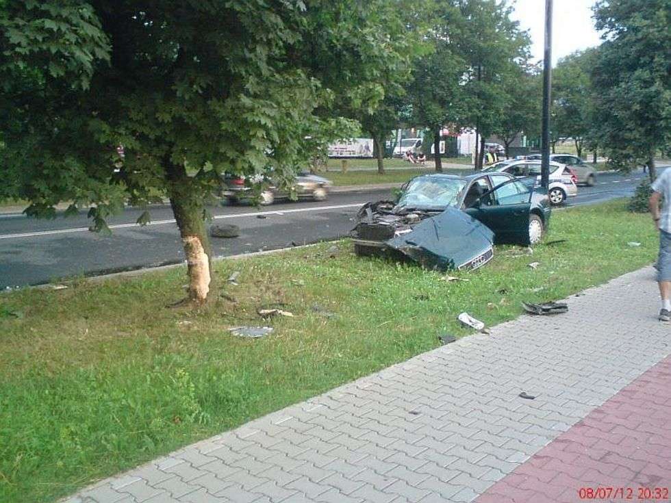  Wypadek na ul. Związkowej w Lublinie