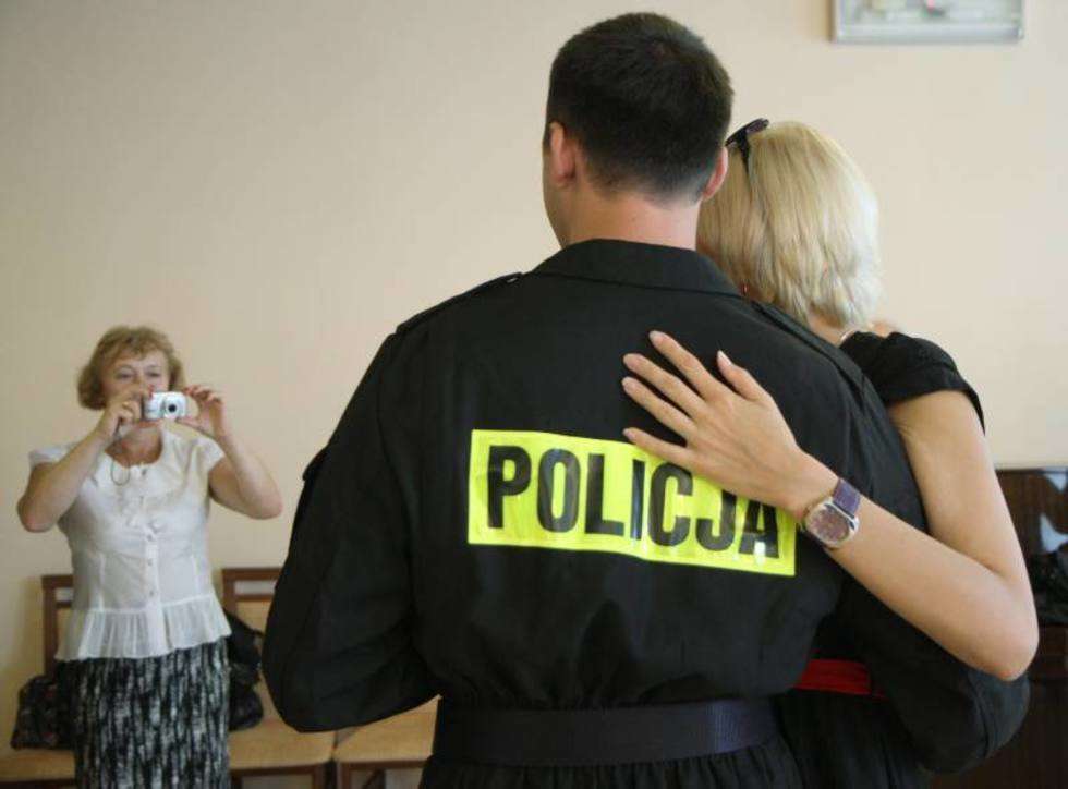  Przysięga policjantów garnizonu lubelskiego (zdjęcie 17) - Autor: Maciej Kaczanowski
