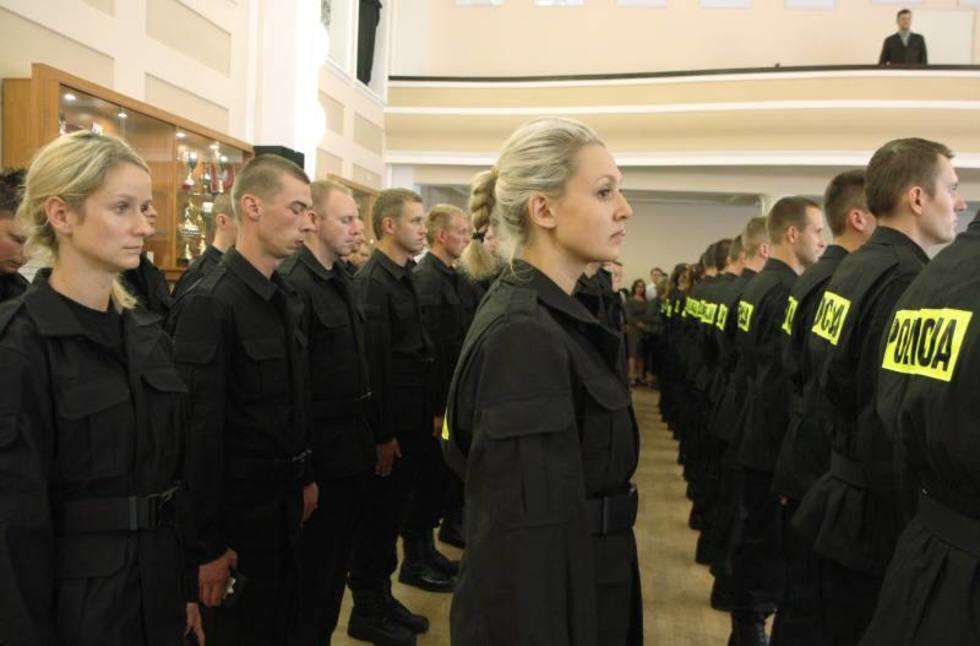  Przysięga policjantów garnizonu lubelskiego (zdjęcie 3) - Autor: Maciej Kaczanowski