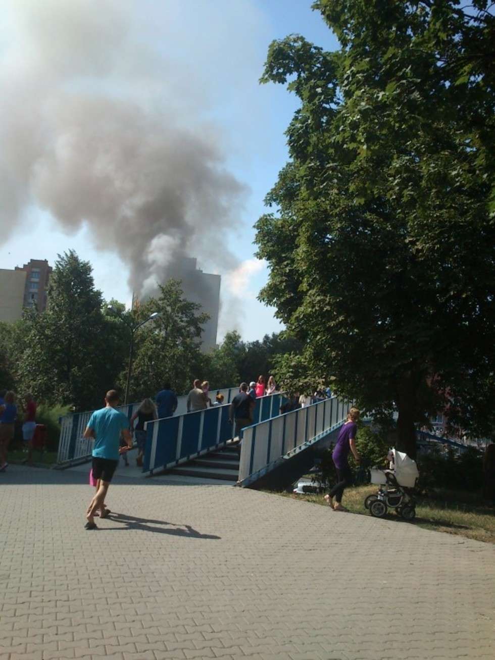  Wybuch gazu na ul. Kleeberga w Lublinie (zdjęcie 14) - Autor: Agata Biłous