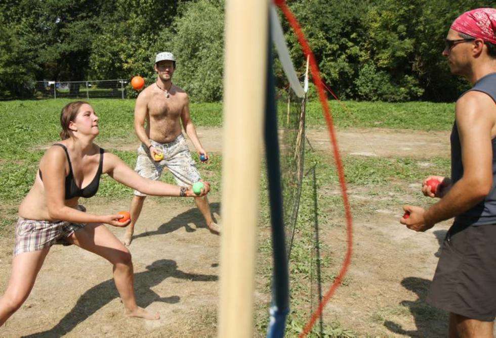  Finały jollyball i treningi żonglerów  (zdjęcie 1) - Autor: Maciej Kaczanowski
