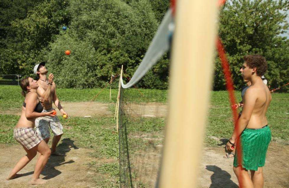  Finały jollyball i treningi żonglerów  (zdjęcie 3) - Autor: Maciej Kaczanowski