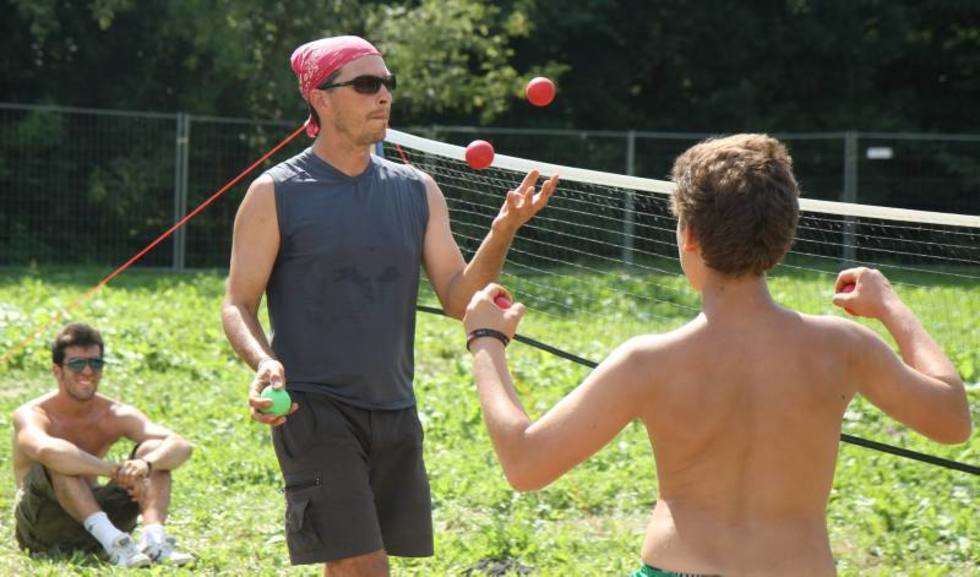  Finały jollyball i treningi żonglerów  (zdjęcie 7) - Autor: Maciej Kaczanowski