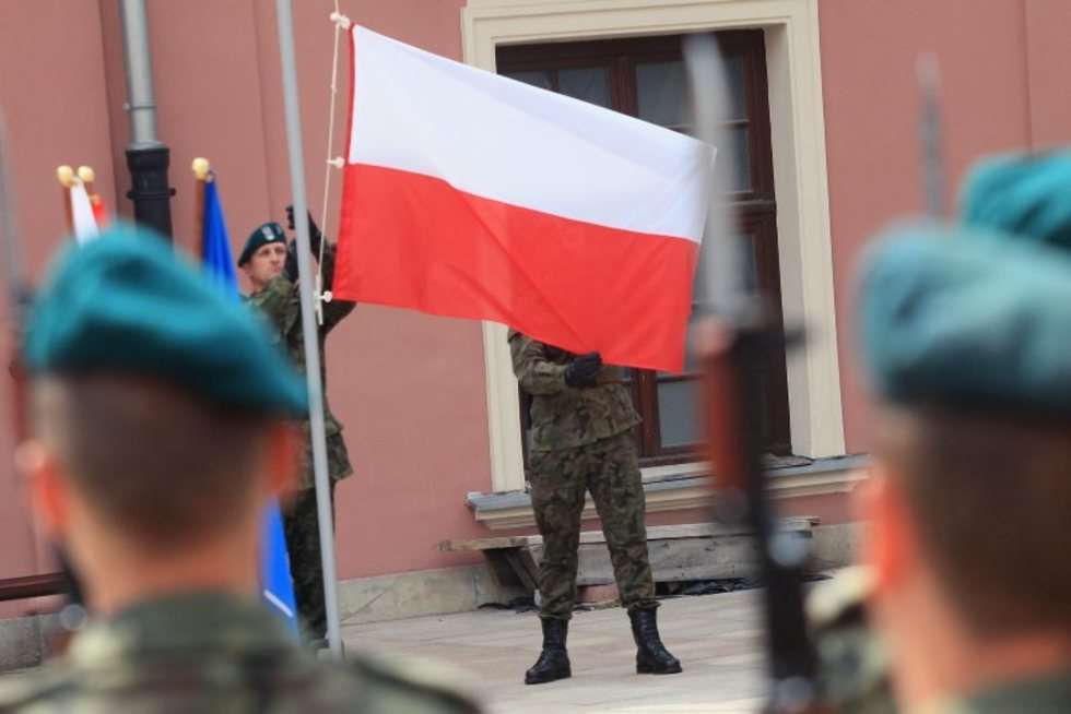  Przekazanie dowództwa nad Wielonarodową Brygadą Litewsko-Polsko-Ukraińską (zdjęcie 4) - Autor: Wojciech Nieśpiałowski