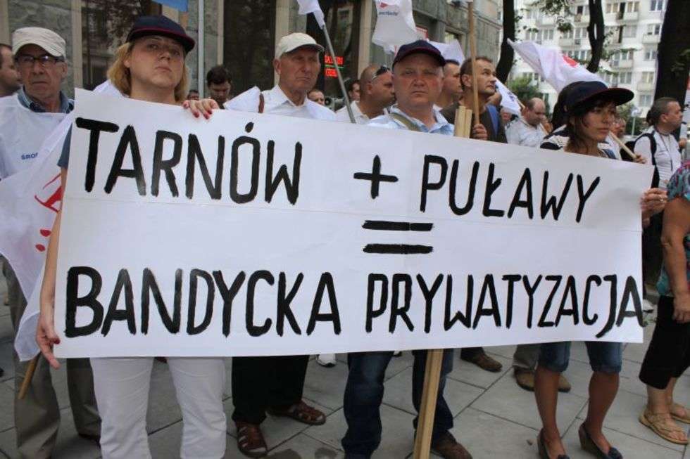  Związkowcy z Puław protestowali w Warszawie (zdjęcie 4) - Autor: Daniel Krawczyk