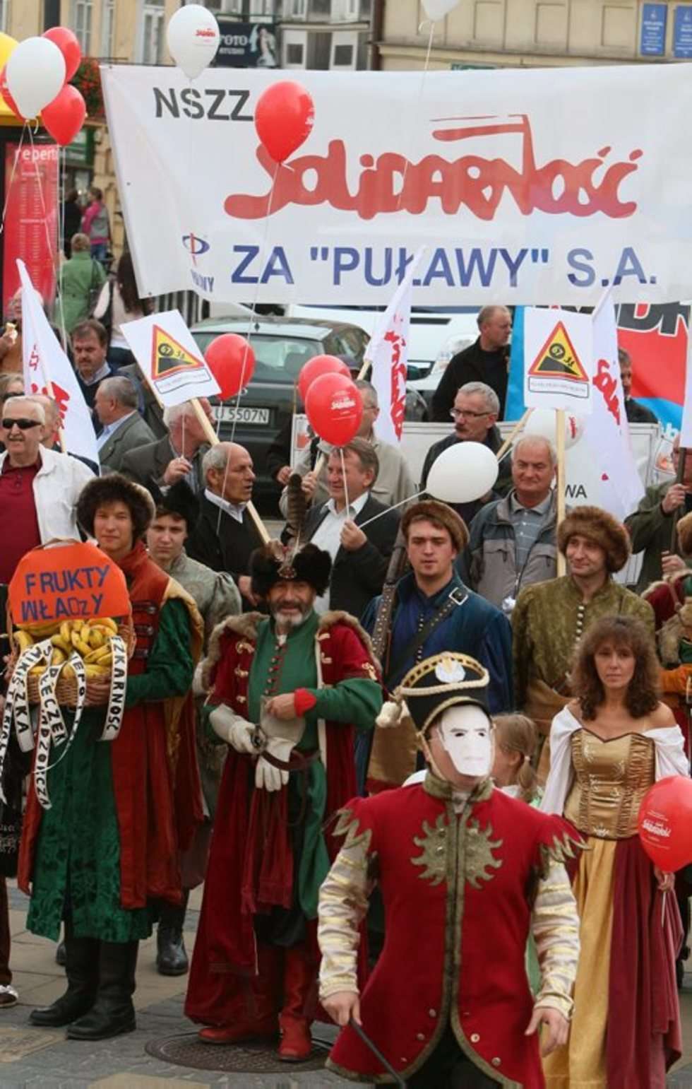  Manifestacja Solidarności:  (zdjęcie 10) - Autor: Wojciech Nieśpiałowski