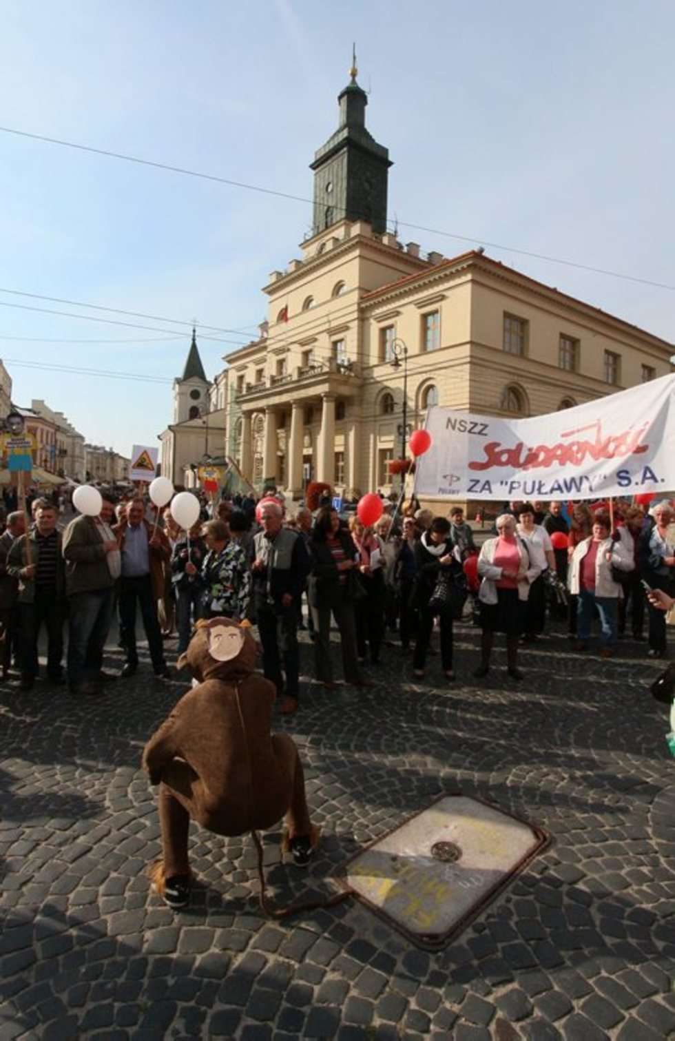  Manifestacja Solidarności:  (zdjęcie 15) - Autor: Wojciech Nieśpiałowski
