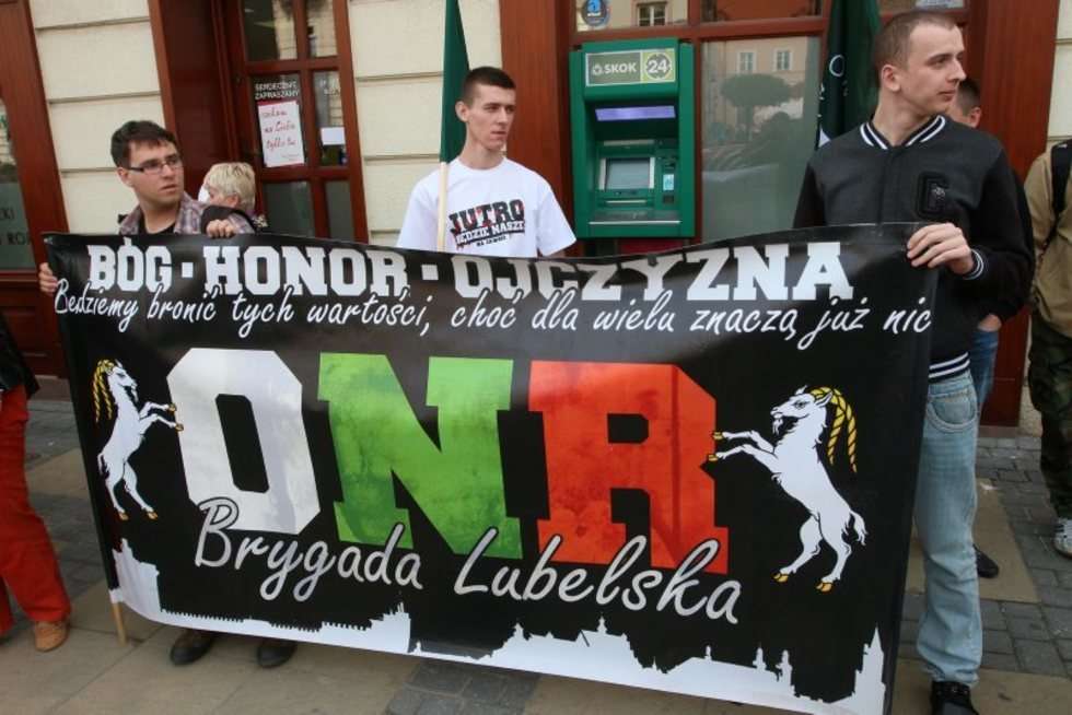  Manifestacja Solidarności:  (zdjęcie 2) - Autor: Wojciech Nieśpiałowski