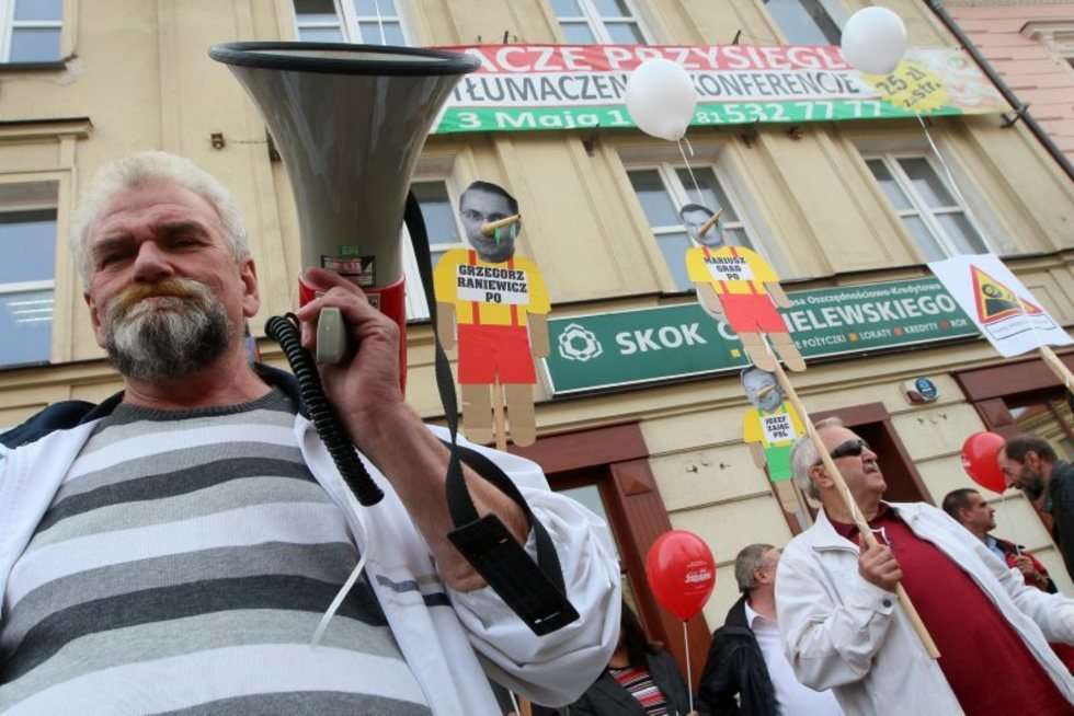  Manifestacja Solidarności:  (zdjęcie 5) - Autor: Wojciech Nieśpiałowski