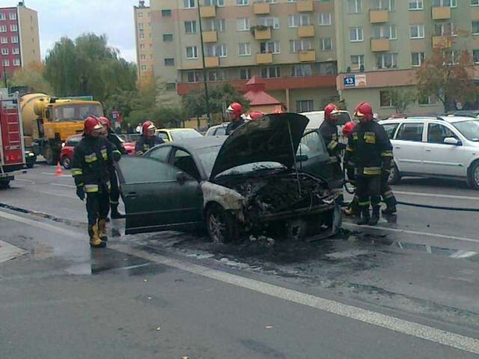  Samochód spłonął na ul. Krańcowej w Lublinie  - Autor: Paweł P.
