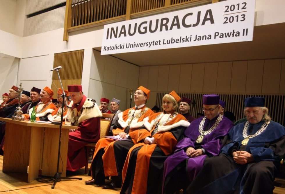 Inauguracja roku akademickiego 2012/2013 na KUL  - Autor: Wojciech Nieśpiałowski