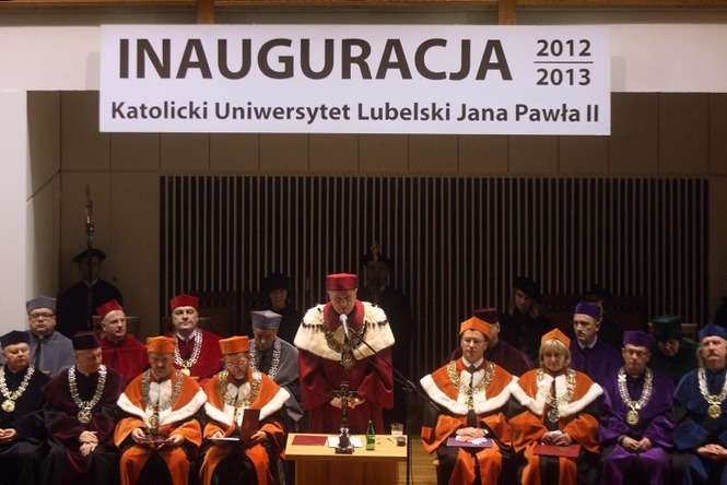 Inauguracja roku akademickiego 2012/2013 na KUL - Autor: Wojciech Nieśpiałowski