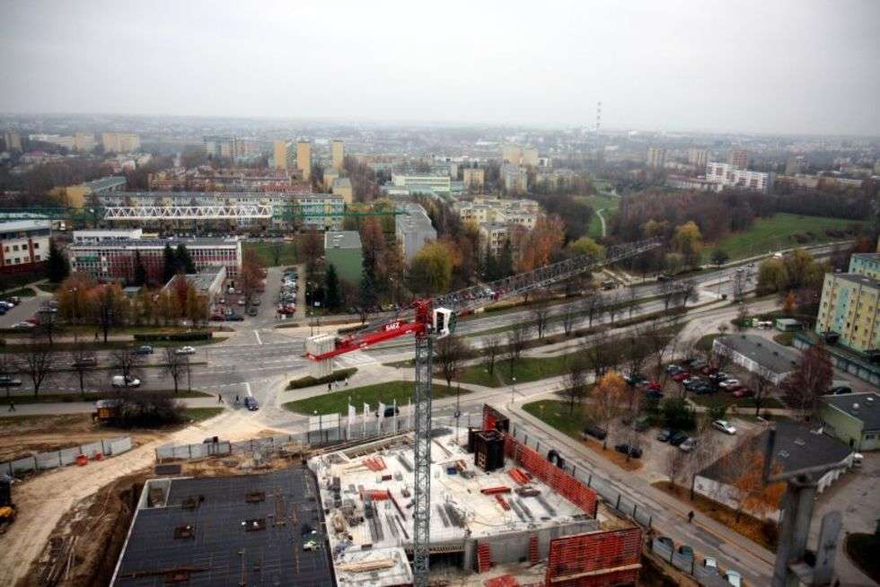  Widok z budowy na Metropolitan Park (zdjęcie 3) - Autor: Jacek Świerczyński