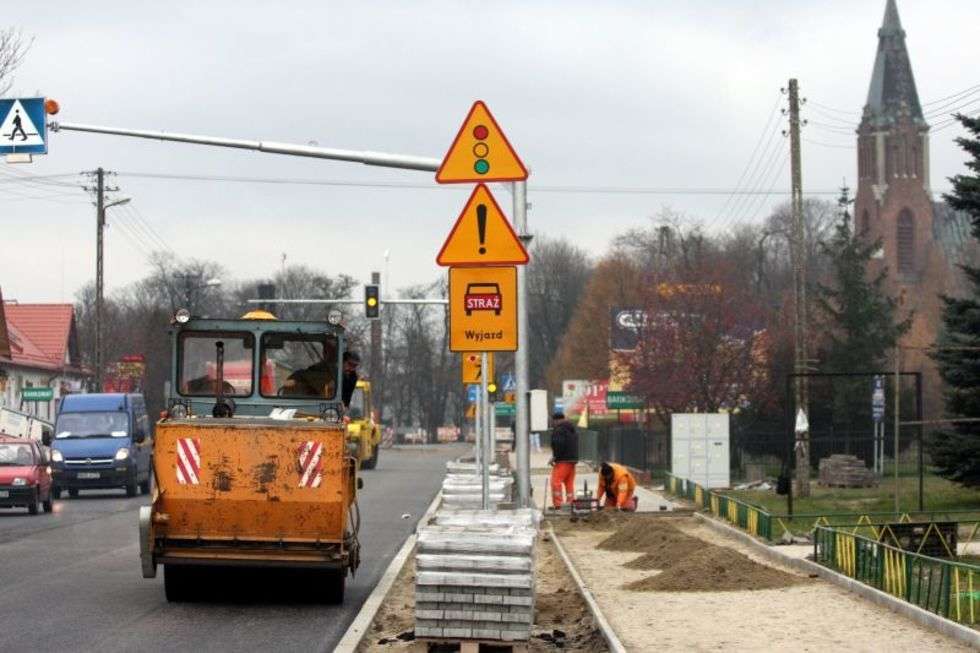  Prace drogowe w Niemcach (zdjęcie 3) - Autor: Jacek Świerczyński