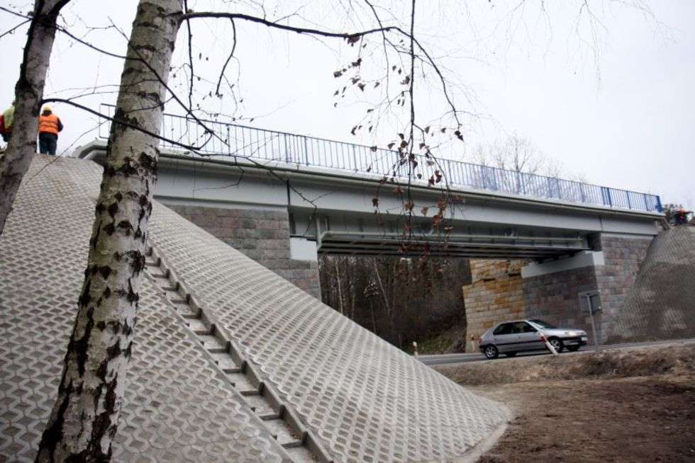  Remontowany wiadukt w Wandzinie  - Autor: Jacek Świerczyński