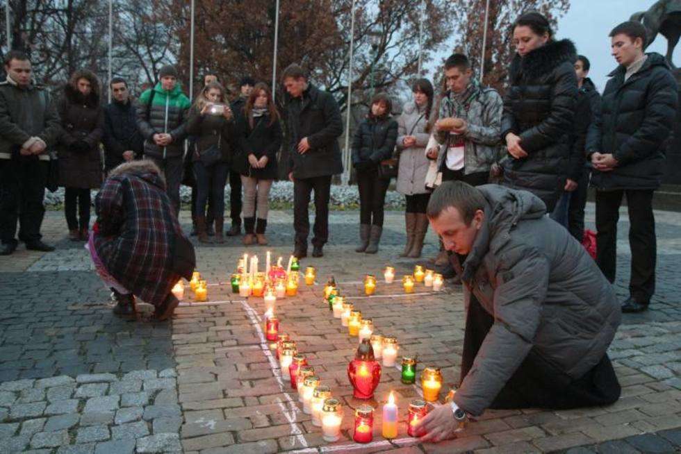  Pamięci ofiar Wielkiego Głodu na Ukrainie  (zdjęcie 10) - Autor: Maciej Kaczanowski