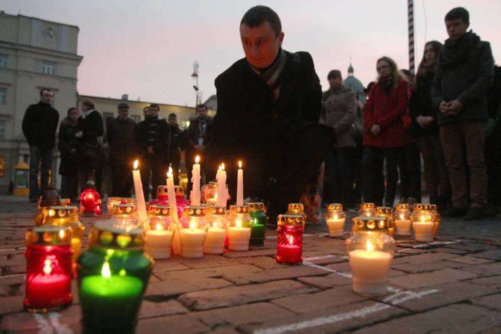  Pamięci ofiar Wielkiego Głodu na Ukrainie  (zdjęcie 1) - Autor: Maciej Kaczanowski