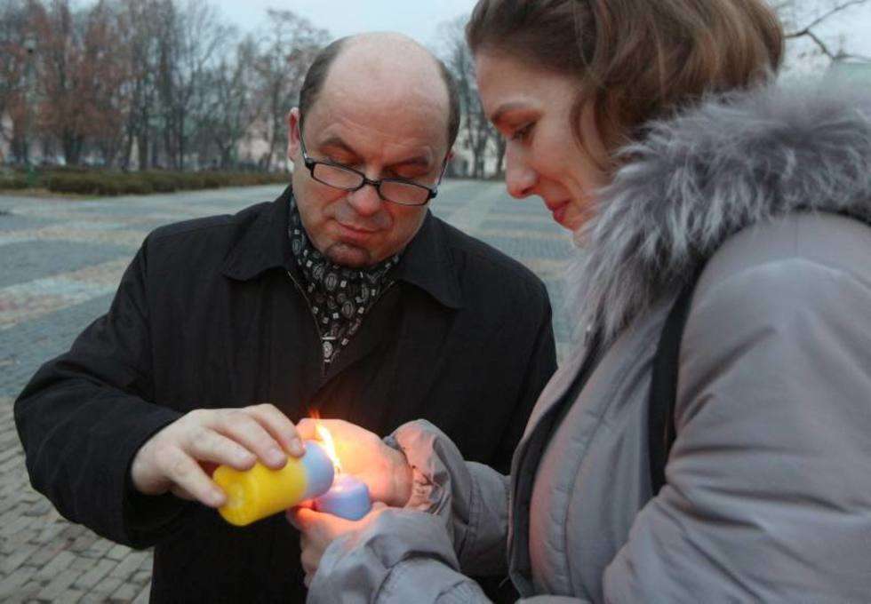  Pamięci ofiar Wielkiego Głodu na Ukrainie  (zdjęcie 5) - Autor: Maciej Kaczanowski
