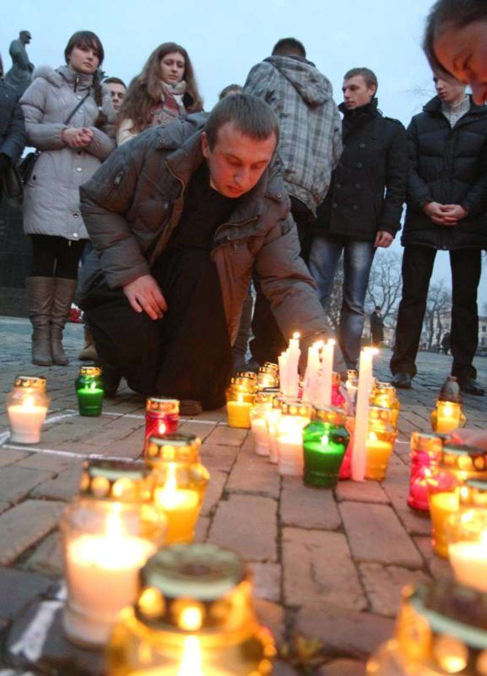  Pamięci ofiar Wielkiego Głodu na Ukrainie  (zdjęcie 8) - Autor: Maciej Kaczanowski