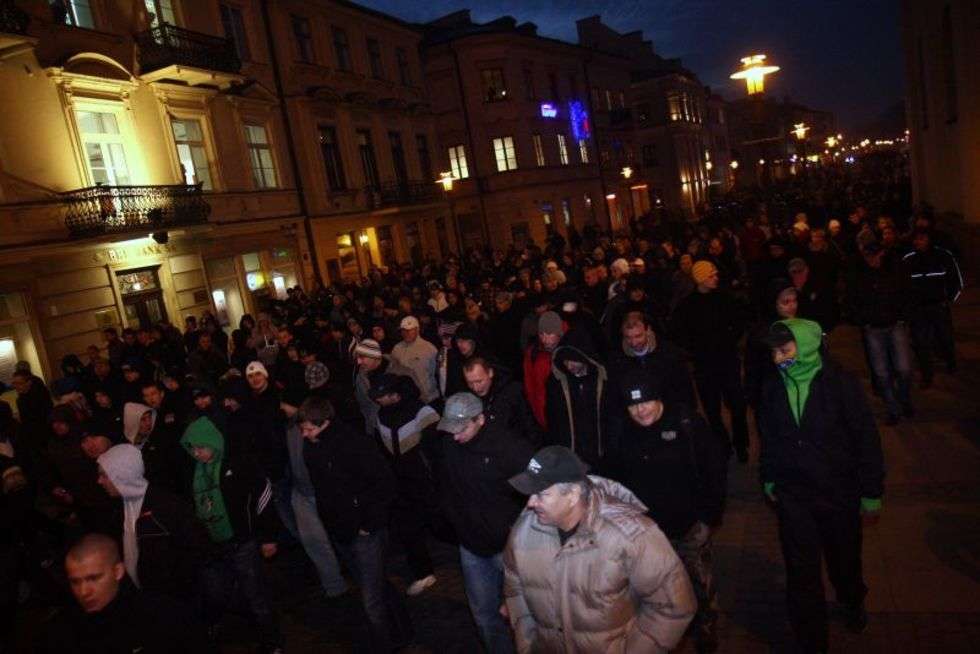  Marsz kibiców Motoru Lublin (zdjęcie 4) - Autor: Jacek Świerczyński