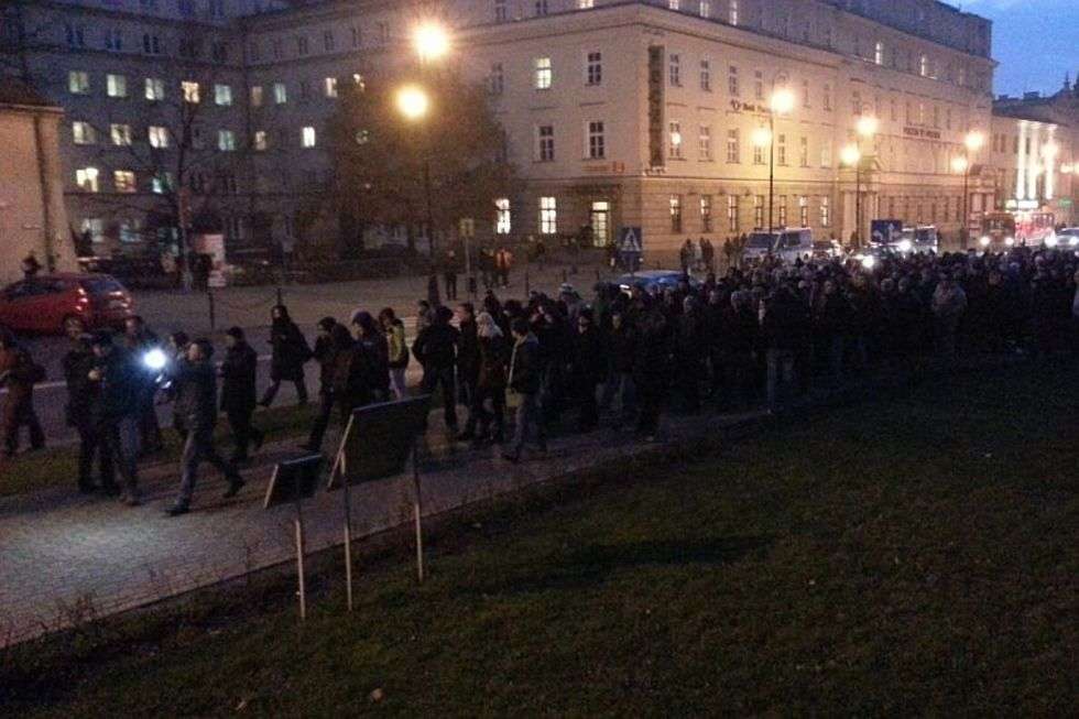  Marsz kibiców Motoru Lublin na Ratusz (relacja)