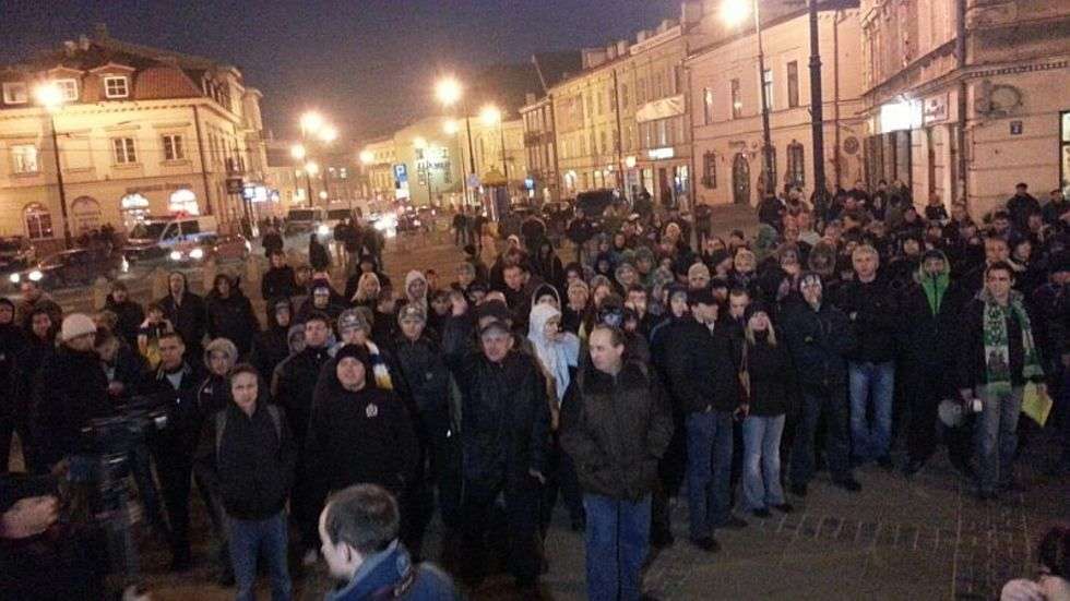  Marsz kibiców Motoru Lublin na Ratusz (relacja)