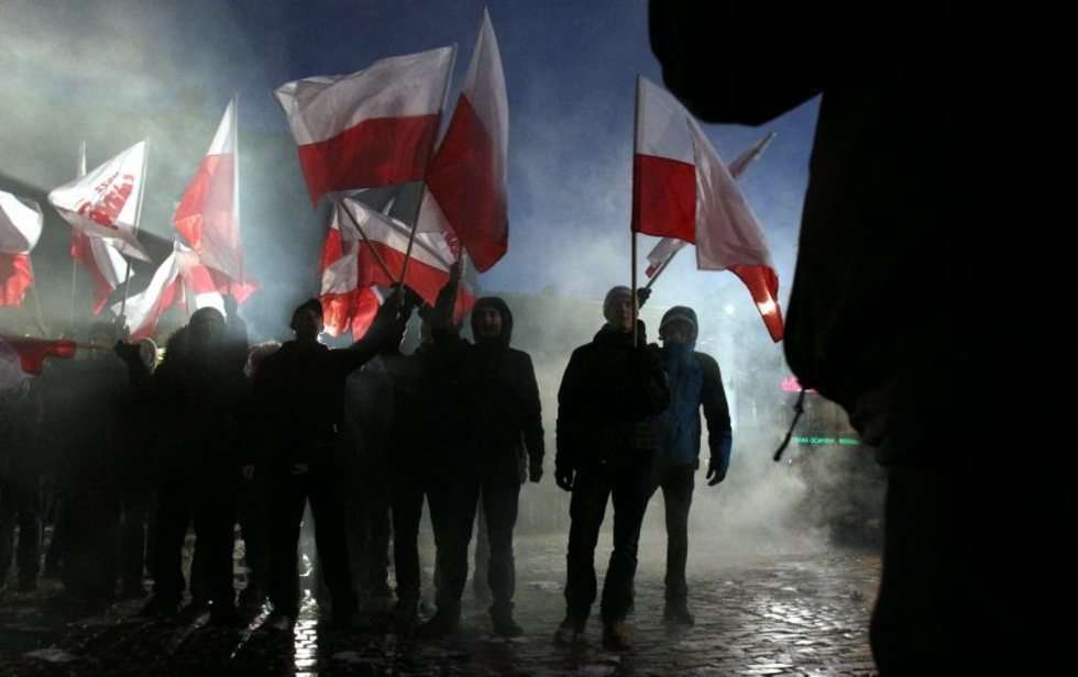  Inscenizacja walki z plutonem ZOMO w Lublinie (zdjęcie 4) - Autor: Dorota Awiorko - Klimek